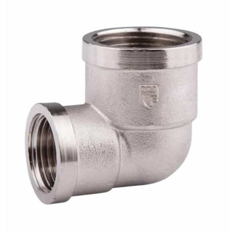 Угол SD Forte SF3692015 1/2" х 3/4" никелированный (внутр.резьба - внутр.резьба)