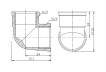 Кут SD Forte SF36815 1/2" нікельований (внутр.різьблення - внутр.різьблення)