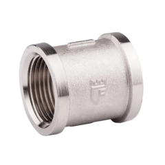 Муфта SD Forte SF35625 1" х 1" никелированная (внутр. резьба - внутр.резьба)