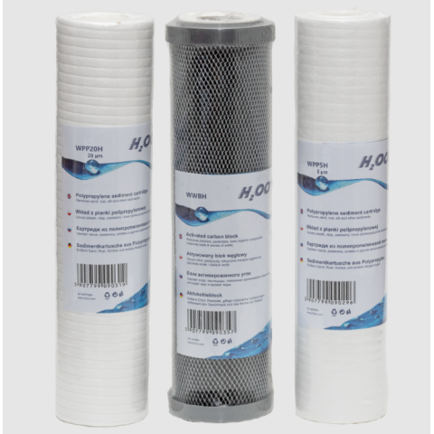 Проточний 3-ступінчастий фільтр H2OO WFP3