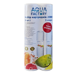 Набір картриджів Aqua Factory Set-2 PPF-20BB шнурові 4,5 x 10 (Big Blue 20) 5 мкм