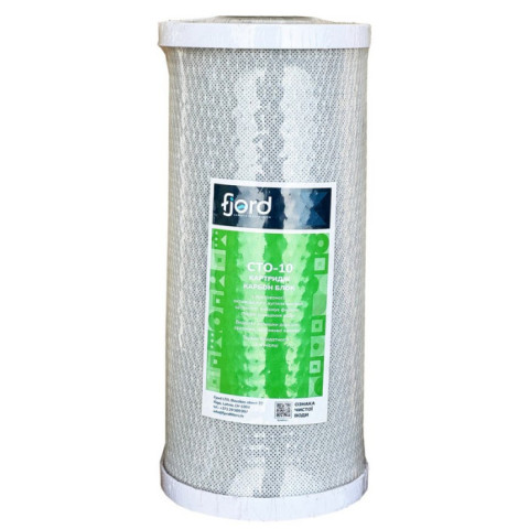 Картридж із пресованого активованого вугілля Fjord CTO-10 (Big Blue 10)