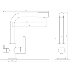 Смеситель трехпозиционный Globus Lux GLLR-0444-9-BRONZE (под осмос и хол/гор. воду)