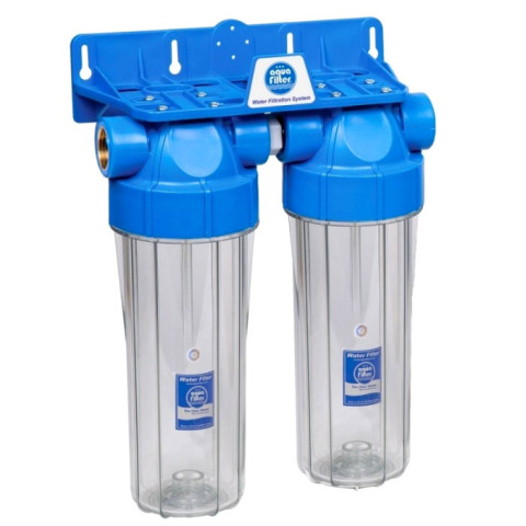 Корпуса магистрального фильтра Aquafilter FHPRCL12-B-TWIN
