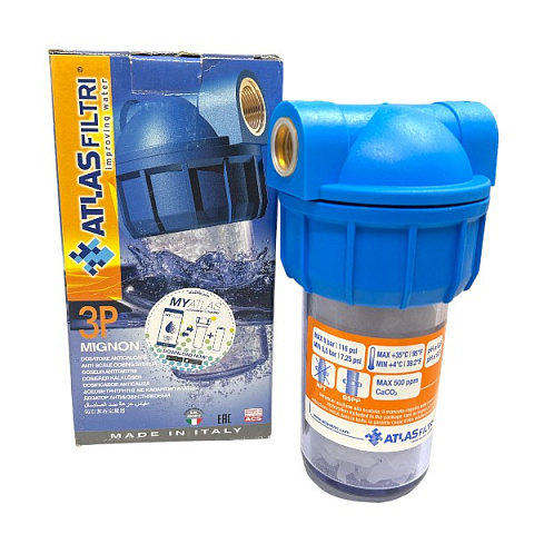 Фільтр полифосфатный Atlas Filtri DOSAFOS MIGNON L 3P, 1/2" (RA404P511)