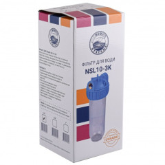 Фільтр магістральний Bio+systems NSL10-3K, 1″ без картриджа