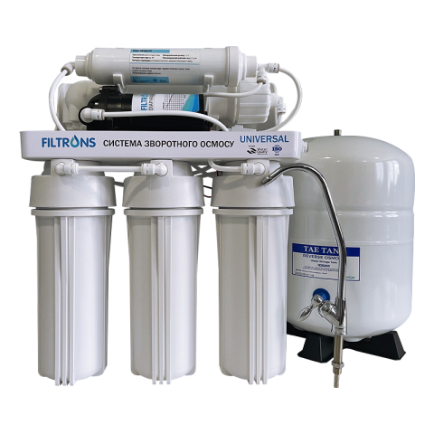 Фільтр з зворотнім осмосом Filtrons Universal 5 з помпою