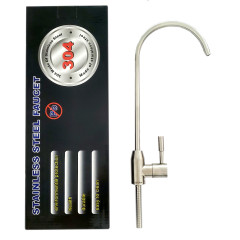 Кран одинарний Pallas Modern mini (нержавіюча сталь)