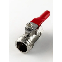 Кульовий вентиль BV-3BC-6MC8 різьблення зовнішнє 1/2" - цанга 3/8"
