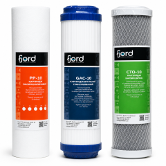 Комплект картриджів Fjord №1 RevOsmo (PP-10, CTO-10, GAC-10)