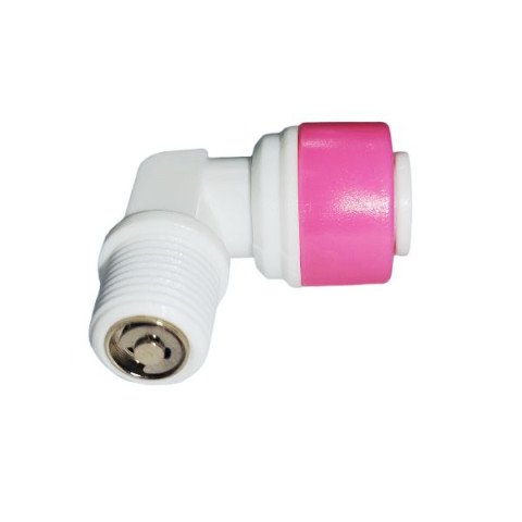 Зворотний кутовий клапан SHITONG 1/4" - 1/8" (трубка - зовнішнє різьблення)