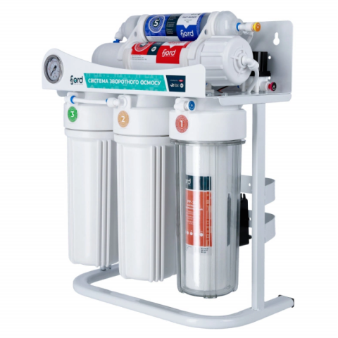 Система зворотного осмосу Fjord FRP-5-75 Pro з насосом