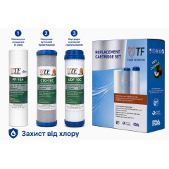 Комплект картриджів Tiger Filtration TRIO