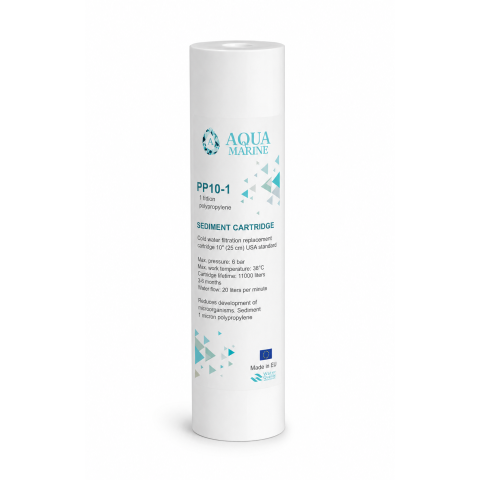 Картридж поліпропіленовий AquaMarine PP10-1 (1 мкм)