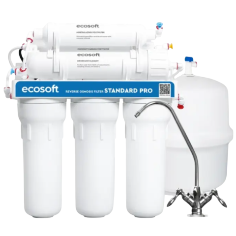 Фільтр зворотного осмосу Ecosoft Standard PRO 6-50M (MO650MECOSTD) з мінералізатором