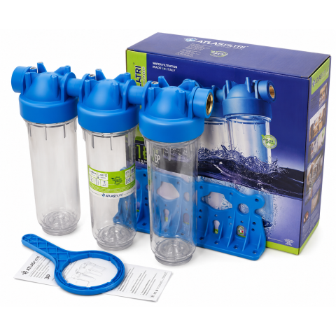 Корпуси магістрального фільтра Atlas Filtri 10 DP TRIO 1 (ZA3320680)