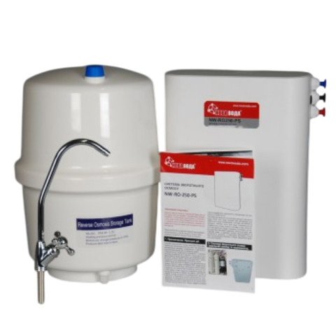 Система зворотного осмосу Нова Вода NW-RO250-PS (75GPD, slim, tank-2.2)
