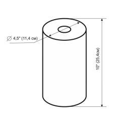 Картридж угольный с элементом KDF AquaMarine GAC-KDF10BB (Big Blue 10)