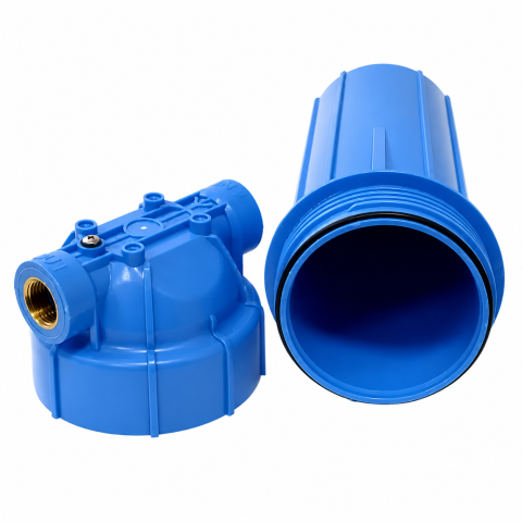 Фільтр магістральний двоелементний Aquafilter FHPRN34-B1-AQ 3/4" з механічним картриджем