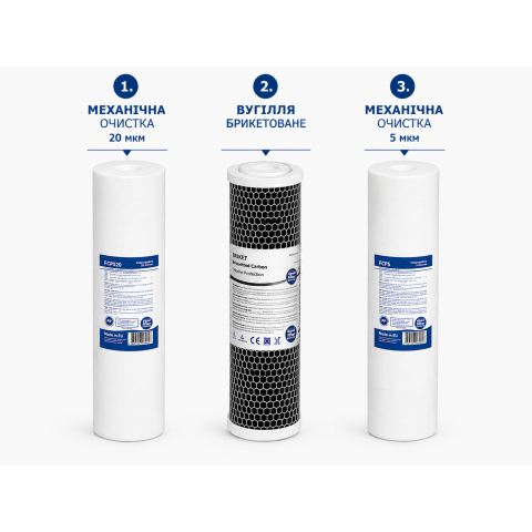 Комплект картриджей №1 Aquafilter (осмос) FCPS20, FCCBL, FCPS5