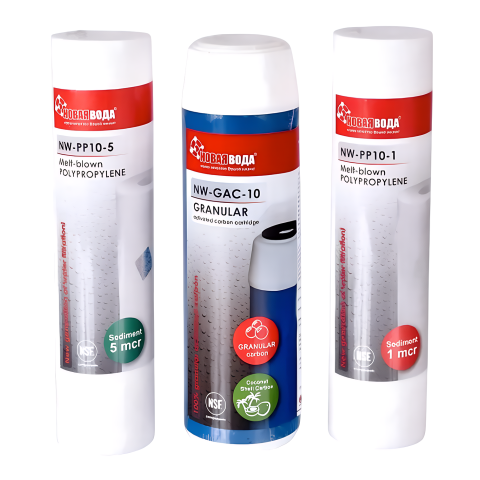 Комплект картриджей Новая Вода NW-K302 (для осмоса)