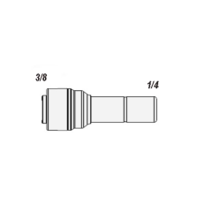 Фітинг прямий ITiGER 1801-D 3/8" - 1/4" (трубка-стрижень)