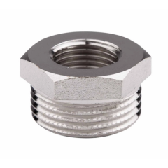 Футорка SD Forte SF374156 1/2"х3/4" никелированный (наружная резьба - внутр.резьба)