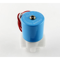 Клапан соленоидный резьбовой Sanlixin ESV-01-24 прямого действия 1/4" (нормально закрытый)