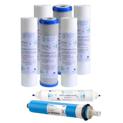 Річний набір картриджів для осмосу AquaMarine RO-5 з мембраною