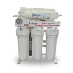 Фільтр з зворотним осмосом Leader ROHP 300 (RO-7P-2x150GPD)