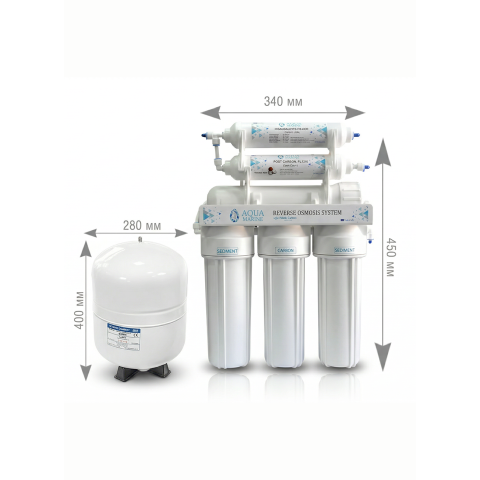 Фільтр зі зворотнім осмосом AquaMarine RO-6