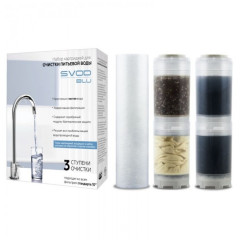 Комплект картриджів SVOD-BLU 3-MCR/F (знезалізнення/пом'якшення)