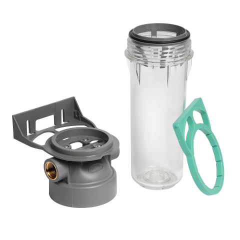 Колба фільтра прозора 2P РЕТ для холодної води Ecosoft 1/2" (made in Italy) FCPP2P0110/G118