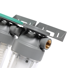 Колба фільтра прозора 2P TRIPLEX РЕТ для холодної води Ecosoft 3/4" FTPP2P0130/G118