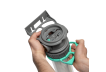 Колба фильтра прозрачная 3P РЭТ для холодной воды Ecosoft 1/2" (made in Italy) FCPP3P0110/G118