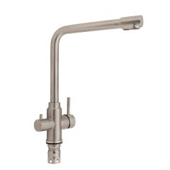 Змішувач для кухні Lidz Aria 020F1(k35)12 32 020F-13 Nickel (під осмос та хол/гор. воду)