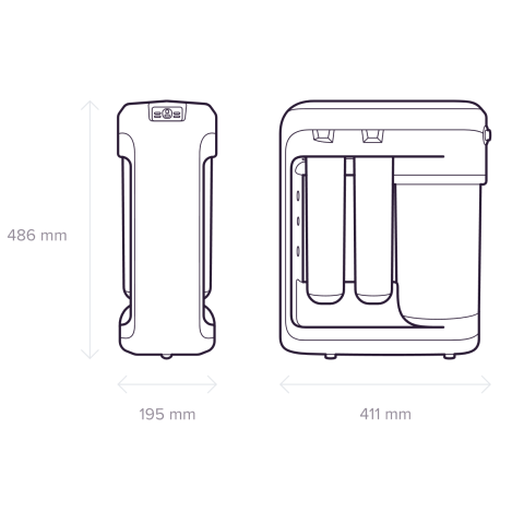 Фільтр із зворотним осмосом Аквафор Моріон RO-202S
