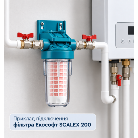 Фільтр від накипу Ecosoft SCALEX для бойлерів і котлів