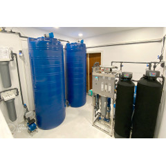 Комплект оборудования для пункта продажи и розлива питьевой воды, 500 л/час (до 10 м3/сутки)