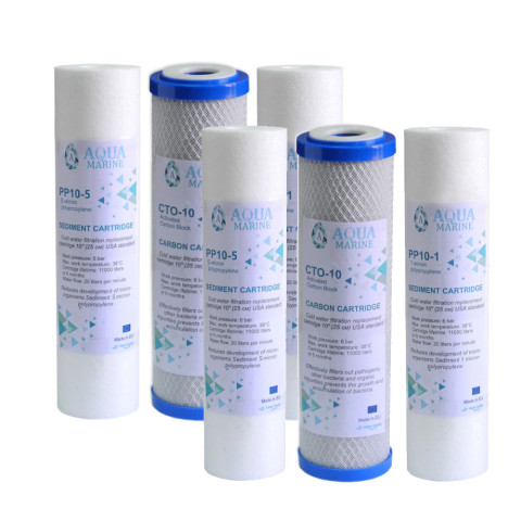 Комплект передфільтрів AquaMarine (осмос) – 2 шт.