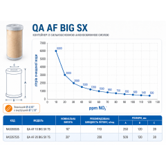 Картридж для видалення нітратів Atlas Filtri QA AF BIG 10" SX TS (RA5355535)