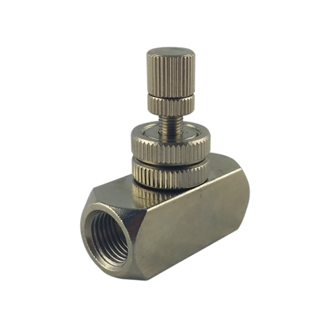 Голковий регулятор потоку ITiGER I-F026 (внутрішнє різьблення 1/4" - внутрішнє різьблення 1/4")