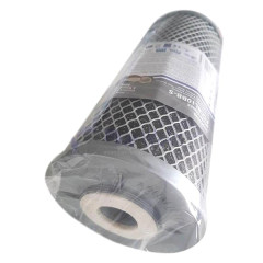 Картридж из брикетированного угля Aquafilter FCCBL10BB-S (silver)