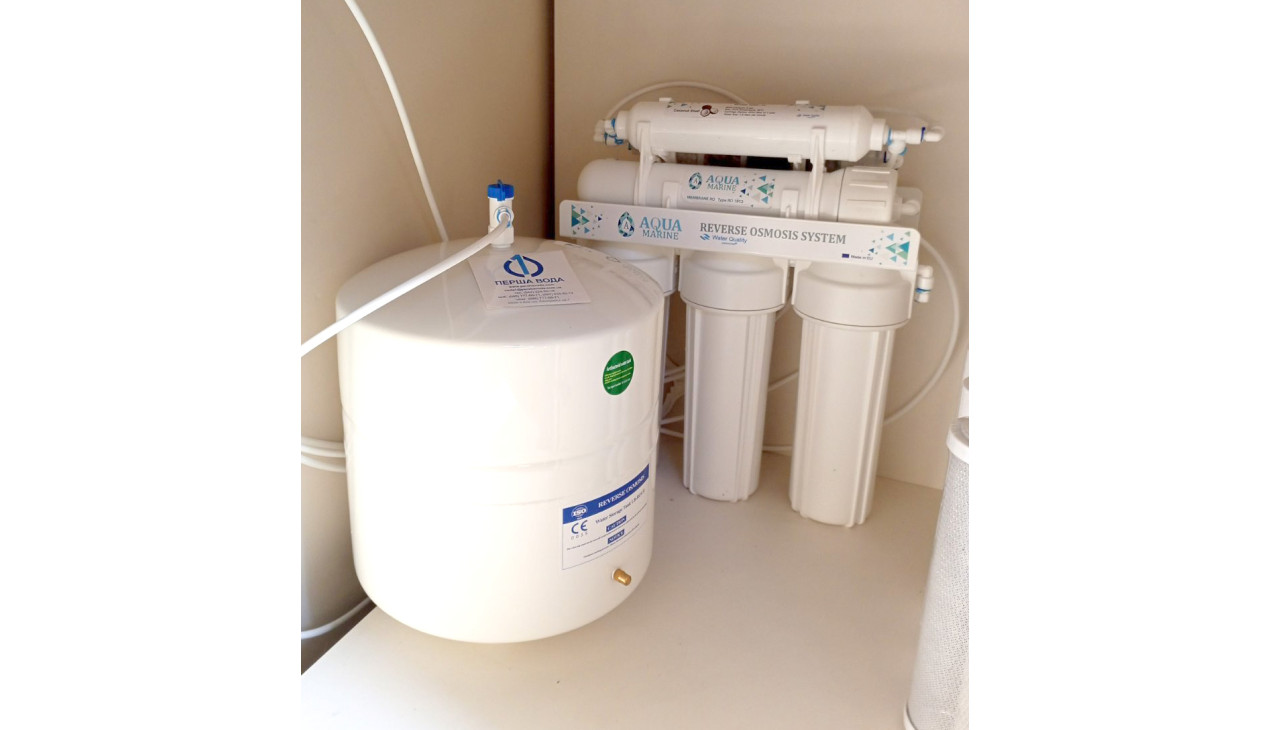 Монтаж системи зворотного осмосу AquaMarine RO-6 Multi Mineral
