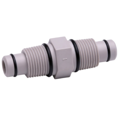 Фітинг прямий 2810-В/СС-3W 3/8"-3/8" (різьблення-різьблення) з ущільнювачем