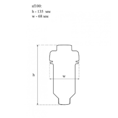 Фільтр для пральної машини СВОД-АС sf100w + ТВН (у подарунок)