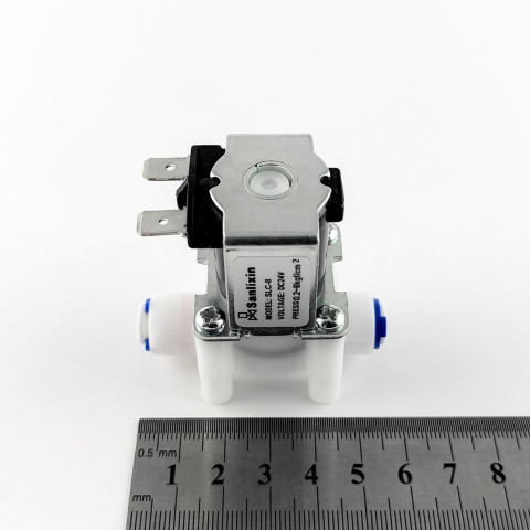 Клапан соленоидный быстросъемный Sanlixin ESV-01-24-EZ косвенного действия 1/4" (нормально закрытый)