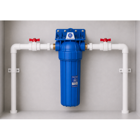 Фільтр магістральний двоелементний Aquafilter FHPRN12-B1-AQ 1/2 з механічним картриджем