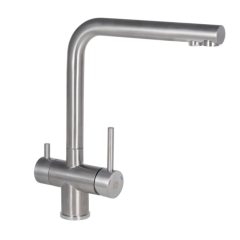 Змішувач для кухні Lidz Aria 020F1 (k35) LDARI020F1NKS43359 Nickel (під осмос та хол/гор. воду)