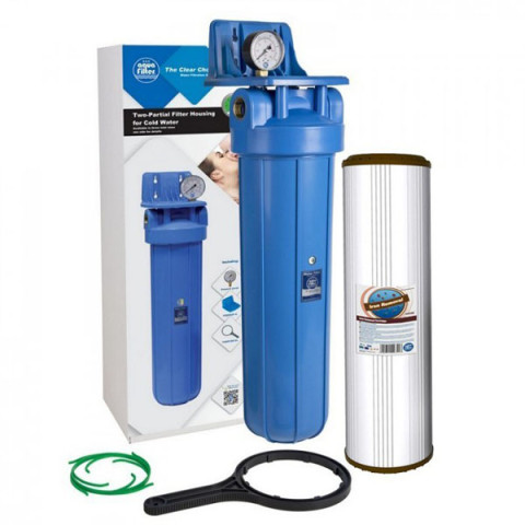 Фільтр знезалізний Aquafilter Big Blue 20 FH20B1-B-WB+FCCFE20BB (BB20)